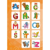 Перші розвивальні наліпки. English ABC, 65 шт - Pampik - 5