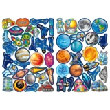 Велика книжка. Розвивальні наліпки + Розумнi завдання. Космос (F00022400) - Pampik - 4