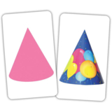 Набір карток Домана Вундеркінд з пелюшок Фігури, 15 пар карток, укр. мова (2100065276513) - Pampik