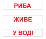 Картки Домана Вундеркінд з пелюшок Читання за Доманом, 120 карток, укр. мова (2100064095665) - Pampik - 4