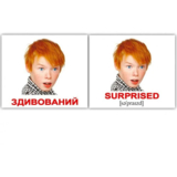 Мини-карточки Домана Вундеркинд с пеленок Эмоции/Emotions, укр.-англ. язык, 40 шт. (4612731630911) - Pampik - 2