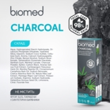 Зубна паста Biomed Charcoal Антибактеріальна, відбілююча, з вугіллям, 100 г - Pampik - 11