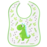 Нагрудник махровый BabyOno Can Almost Eat Myself Дино, салатовый (833) - Pampik