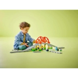 Конструктор LEGO DUPLO Додатковий набір. Залізничний міст та колії, 42 деталі (10426) - Pampik - 7