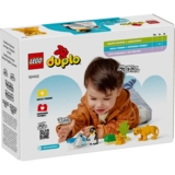 Конструктор LEGO DUPLO Town Сімейства диких тварин. Пінгвіни та Леви, 10 деталей (10442) - Pampik - 9