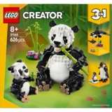 Конструктор LEGO Creator 3v1 Дикі тварини. Сімейство панд, 626 деталей (31165) - Pampik