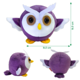 Іграшка м'яконабивна Macik Круглик Сова (ТС 080501-12) - Pampik - 2