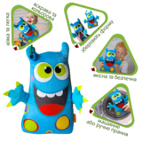 М'яка іграшка Масік Монстрик, блакитний (МС 090102-06) - Pampik - 6