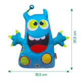 М'яка іграшка Масік Монстрик, блакитний (МС 090102-06) - Pampik - 2