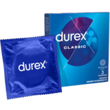 Презервативи Durex Classic, латексні, з силіконовою змазкою, класичні, 3 шт. - Pampik
