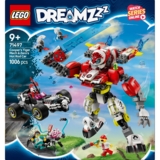 Конструктор LEGO DREAMZzz Робот-тигр Купера та Хот-род авто Зеро, 1006 деталей (71497) - Pampik