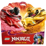 Конструктор LEGO Ninjago Бойовий набір дракона Спін-джитсу, 186 деталей (71826) - Pampik