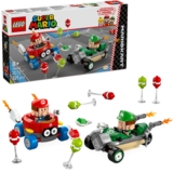 Конструктор Lego Super Mario Kart Baby Mario vs. Baby Luigi, 321 деталь (72034) - Pampik - 3