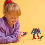 Конструктор LEGO Super Heroes DC Batman Супермен-робот проти Лекса Лютора, 120 деталей (76302) - Pampik - 16