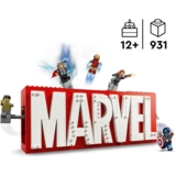 Конструктор LEGO Super Heroes Логотип і мініфігурки Marvel, 931 деталь (76313) - Pampik - 5