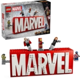 Конструктор LEGO Super Heroes Логотип і мініфігурки Marvel, 931 деталь (76313) - Pampik - 3