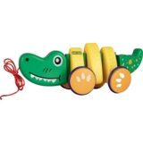 Іграшка-каталка Baby Team Крокодил, зелений (8664) - Pampik