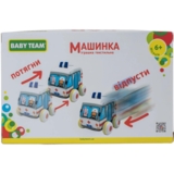 Игрушка текстильная Baby Team Машинка Скорая помощь (8420) - Pampik - 6