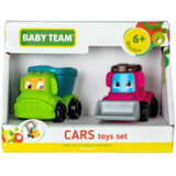 Набор игрушек Baby Team Машинки с самосвалом, 2 шт. (8603_набор с самосвалом) - Pampik - 2