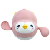 Іграшка для ванни Baby Team Пінгвін (9042_рожевий) - Pampik - 2