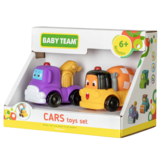 Набор игрушек Baby Team Машинки с бетономешалкой, 2 шт. (8603_набор с бетономешалкой) - Pampik - 3