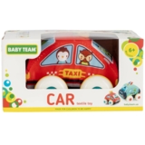 Игрушка текстильная Baby Team Машинка Такси (8420) - Pampik - 3