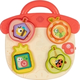 Іграшка музична Baby Team Пазл-сортер Фрукти, рожевий (8648_фрукти рожевий) - Pampik
