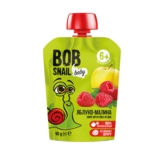 Пюре фруктовое Bob Snail Яблоко-малина, гомогенизированное, 90 г - Pampik