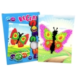 Набір для творчості Strateg Веселі помпони Метелик (30991) - Pampik - 2