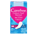 Прокладки жіночі щоденнi CAREFREE® Cotton Feel Fresh, 34 шт. - Pampik