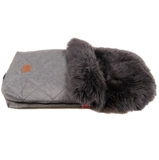 Конверт Kaiser Natura, из натуральной овчины, серый (6545170) - Pampik - 4