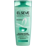 Шампунь L'Oréal Paris Elseve Цінність 3 глин для нормального волосся схильного до жирності, 250 мл - Pampik