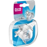 Соска силіконова Lovi Середній потік 6+, 2 шт. (18/751) - Pampik