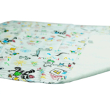 Багаторазова непромокальна пелюшка Еко Пупс Eco Cotton My Family, 90х65 см, білий (EPG10N-6590mf) - Pampik - 3