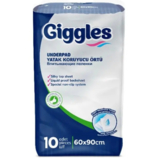 Пелюшки поглинаючі Giggles, 60х90 см, 10 шт. - Pampik