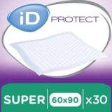 Одноразові гігієнічні пелюшки iD Protect Expert Super, 90x60 см, 30 шт. - Pampik