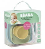 Набор силиконовой посуды Beaba Babycook, 4 предмета, желтый (913436) - Pampik - 2