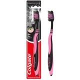 Зубна щітка Colgate Зигзаг Вугілля деревне, середньої жорсткості, рожевий - Pampik