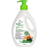 Эко средство для мытья посуды Eco Control с мыльным орехом и углем, 700 мл - Pampik