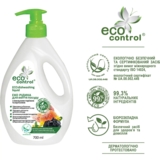 Эко средство для мытья посуды Eco Control с мыльным орехом и углем, 700 мл - Pampik - 2