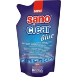 Засіб для миття скла Sano Clear Blue, змінна упаковка, 750 мл - Pampik