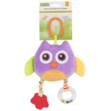 Іграшка-підвіска Baby Team Сова, фіолетовий (8533_Сова_фиолетовая) - Pampik