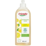 Органічний засіб для миття посуду Friendly Organic Лимон, 500 мл - Pampik