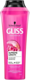 Захисний шампунь Gliss Supreme Length, для довгого волосся схильного до пошкоджень та жирності, 250 мл - Pampik