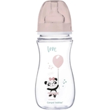 Антиколікова пляшечка для годування Canpol Babies Easystart Toys від 1 року, 300 мл, рожевий (35/222_pin) - Pampik