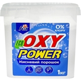 Кислородный стиральный порошок Domik Expert Fox Oxy Power отбеливатель, 1 кг - Pampik