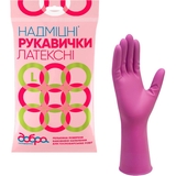 Перчатки латексные Добра Господарочка, сверхпрочные, размер L - Pampik - 2
