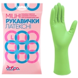Перчатки латексные Добра Господарочка, прочные, размер L - Pampik