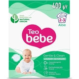 Дитячий пральний порошок Teo Bebe Just Essentials Cotton Soft Green, 400 г - Pampik