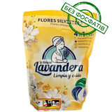 Капсулы для стирки Lavandera 4 в 1 с ароматом цветов, 46 шт. - Pampik